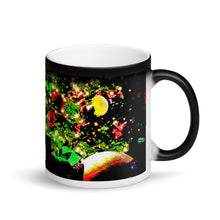 Load image into Gallery viewer, Merry Christmas Matte Black Magic 11oz Coffee Mug