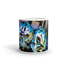 Load image into Gallery viewer, Twin V Skeleton Head Coffee Mug