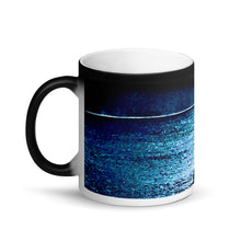 Load image into Gallery viewer, Fishing Alone Matte Black Magic 11oz Coffee Mug