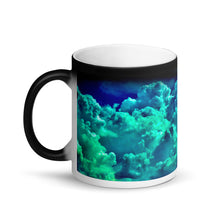 Load image into Gallery viewer, Boulder Clouds Matte Black Magic Coffee Mug
