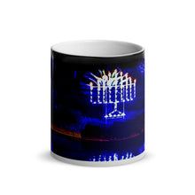 Load image into Gallery viewer, Jewish Menorah Glossy Magic 11oz Mug