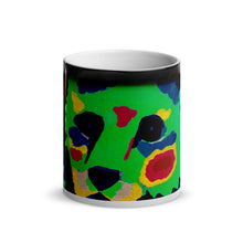 Load image into Gallery viewer, Green Teddy Bear Glossy Magic 11oz Coffee Mug