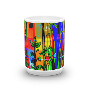Bamboo Abstract Coffee Mug
