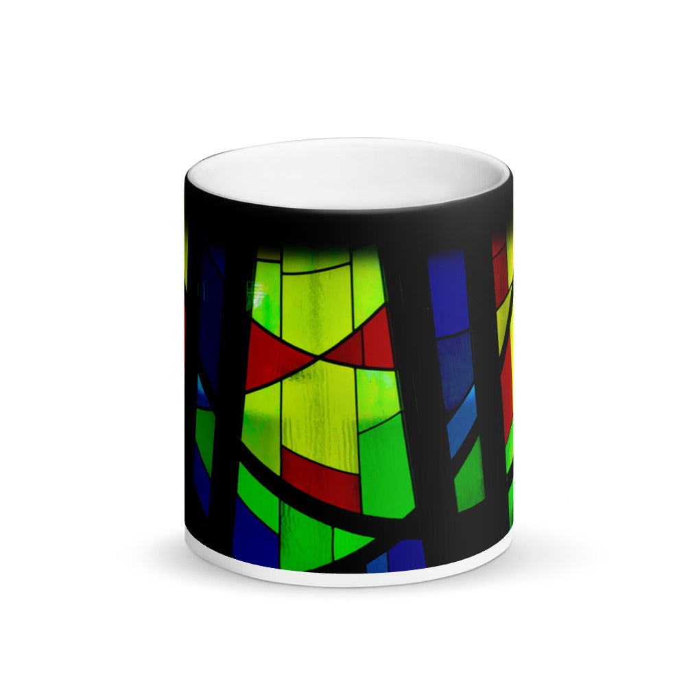 Stained Window Panes 11oz Matte Coffee  Mug