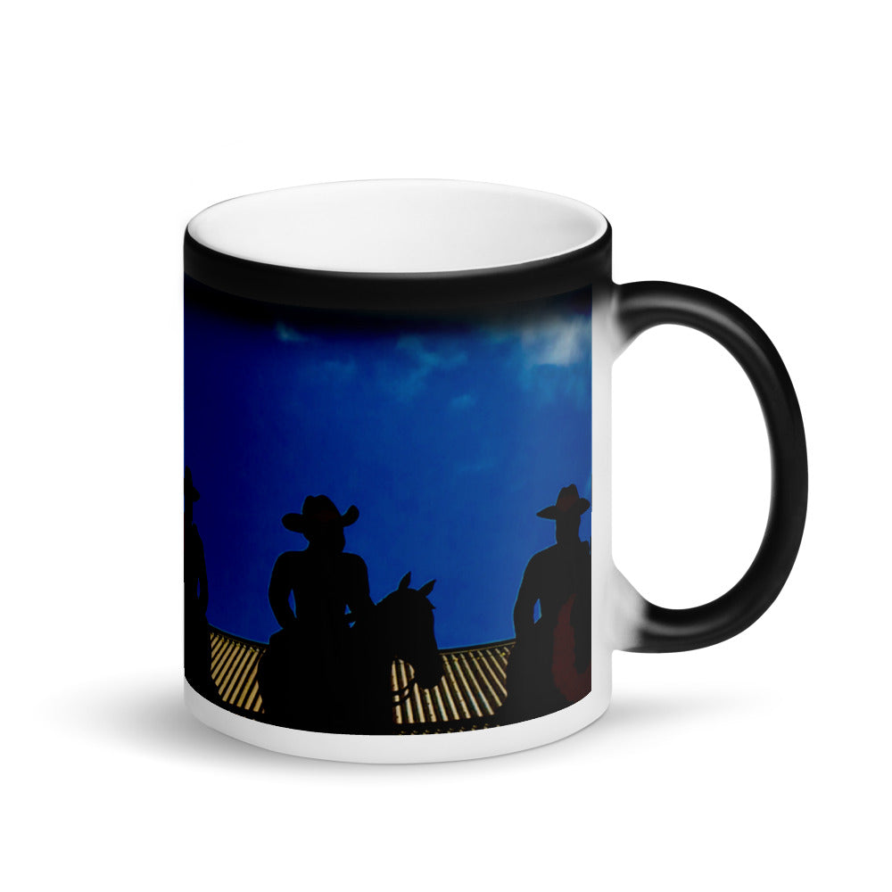 Cowboys Matte Black Magic 11oz Coffee Mug