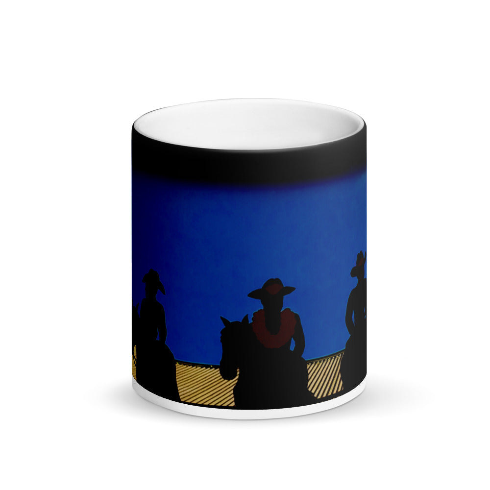 Cowboys Matte Black Magic 11oz Coffee Mug