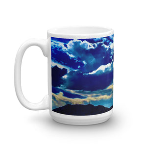 Blue Clouds Mountain Mug