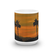 Load image into Gallery viewer, Sunset 6 Palm Tree’s 15oz Coffee Mug