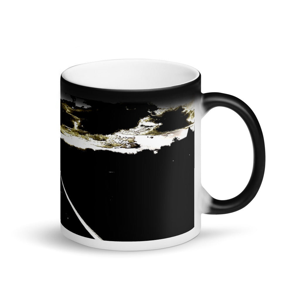 Stephaine Sunset Matte Black Magic 11oz Coffee Mug