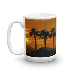 Sunset 6 Palm Tree’s 15oz Coffee Mug
