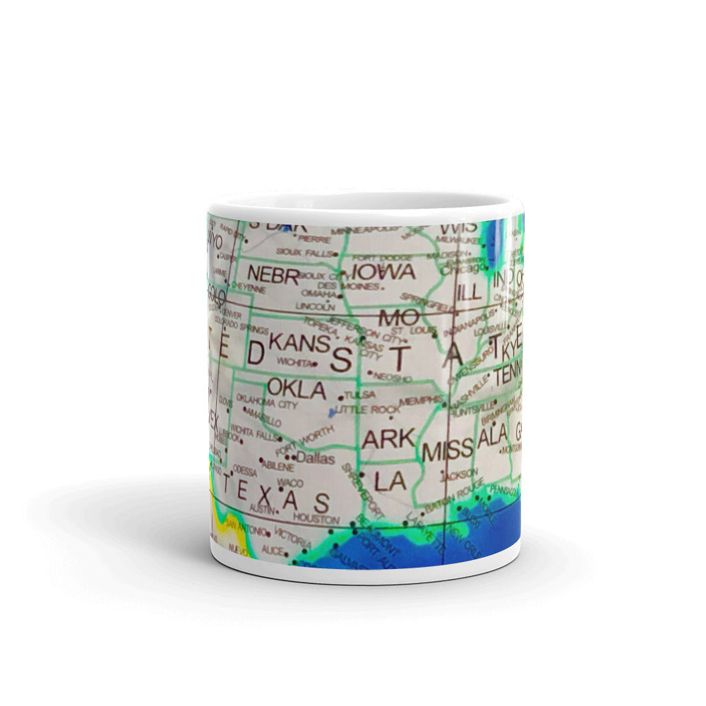 Map of USA Coffee Mug