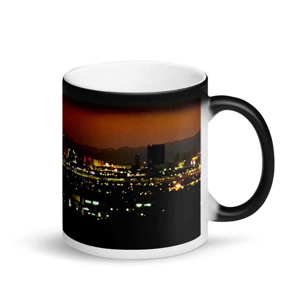 Las Vegas Skyline Sunset 11oz Matte Coffee Mug