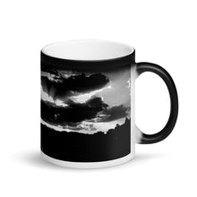 Load image into Gallery viewer, Sunset RailRoad Tracks 11oz Matte Black Magic Coffee Mug