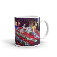 Load image into Gallery viewer, Xmas Lights American Flag Coffee Mug