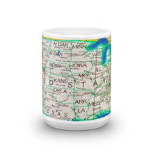 Load image into Gallery viewer, USA Map 15oz Coffee Mug