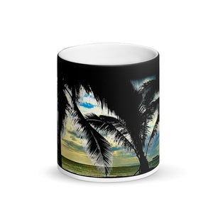 Waimea Bay Matte Black Magic 11oz Coffee Mug