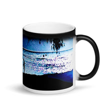 Load image into Gallery viewer, Fishing Alone Matte Black Magic 11oz Coffee Mug