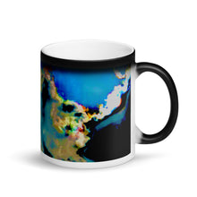 Load image into Gallery viewer, Transitioning Clouds Matte Black Magic 11oz Coffee Mug