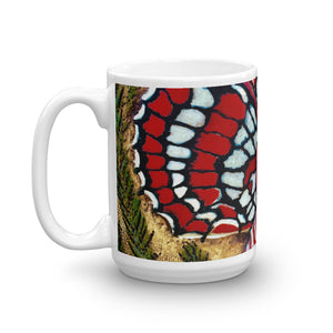 Red Butterfly 15oz Coffee Mug