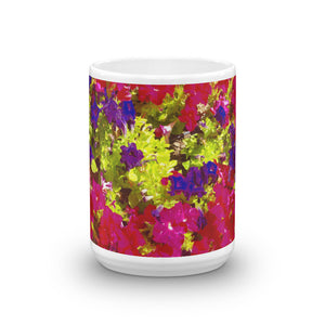 Purple Red Pansy’s Coffee Mug