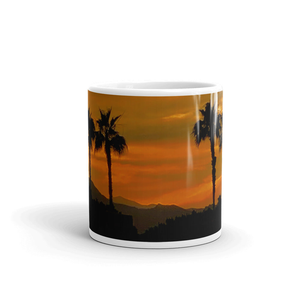 Sunset 6 Palm Tree’s 11oz Coffee Mug