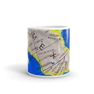 Map of Mexico 11oz Coffee Mug