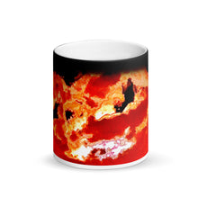 Load image into Gallery viewer, Spirit In The Sky Matte Black Magic 11oz Coffee  Mug