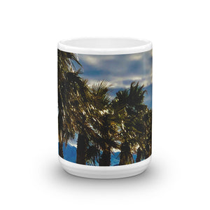 Palm Trees Glistening 15oz Coffee Mug