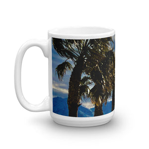 Palm Trees Glistening 15oz Coffee Mug