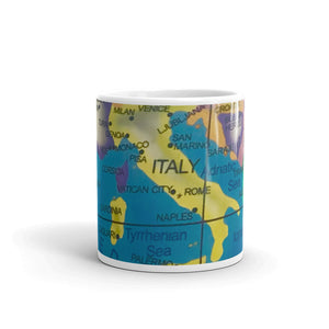 Map of Italy 11oz Coffee Mug