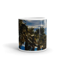 Load image into Gallery viewer, Palm Trees Glistening 11oz Coffee Mug