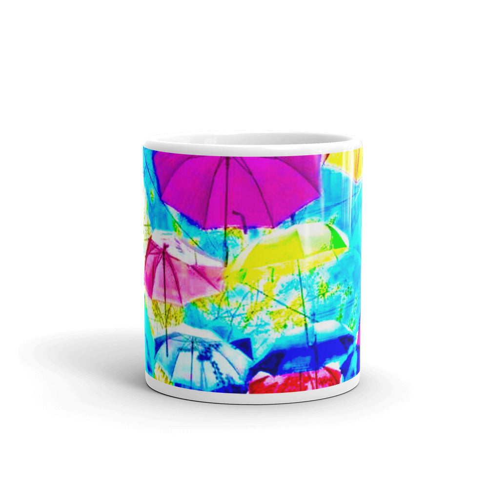 Umbrella Upside Down Coffee Mug