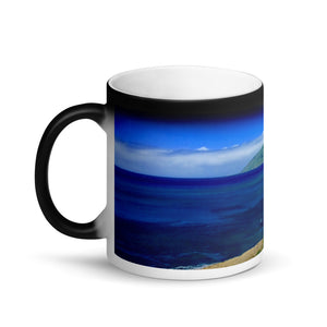 Hawaii Waialua Coastline Matte Black Magic 11oz Coffee Mug