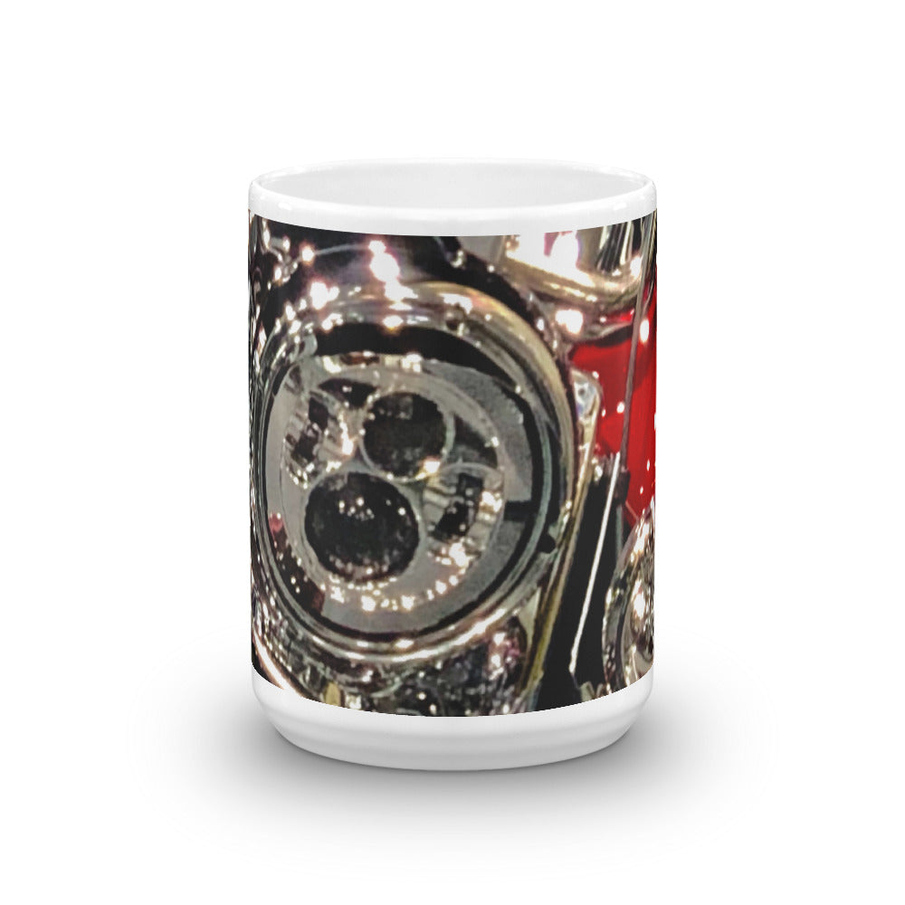 Motorcycle Headlights Coffee Mug