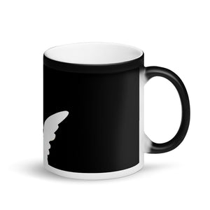 Ghost Angel Matte Black Magic 11oz Coffee Mug