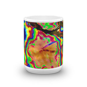 Multi Color Abstract Collage Mug