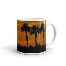 Load image into Gallery viewer, Sunset 6 Palm Tree’s 11oz Coffee Mug