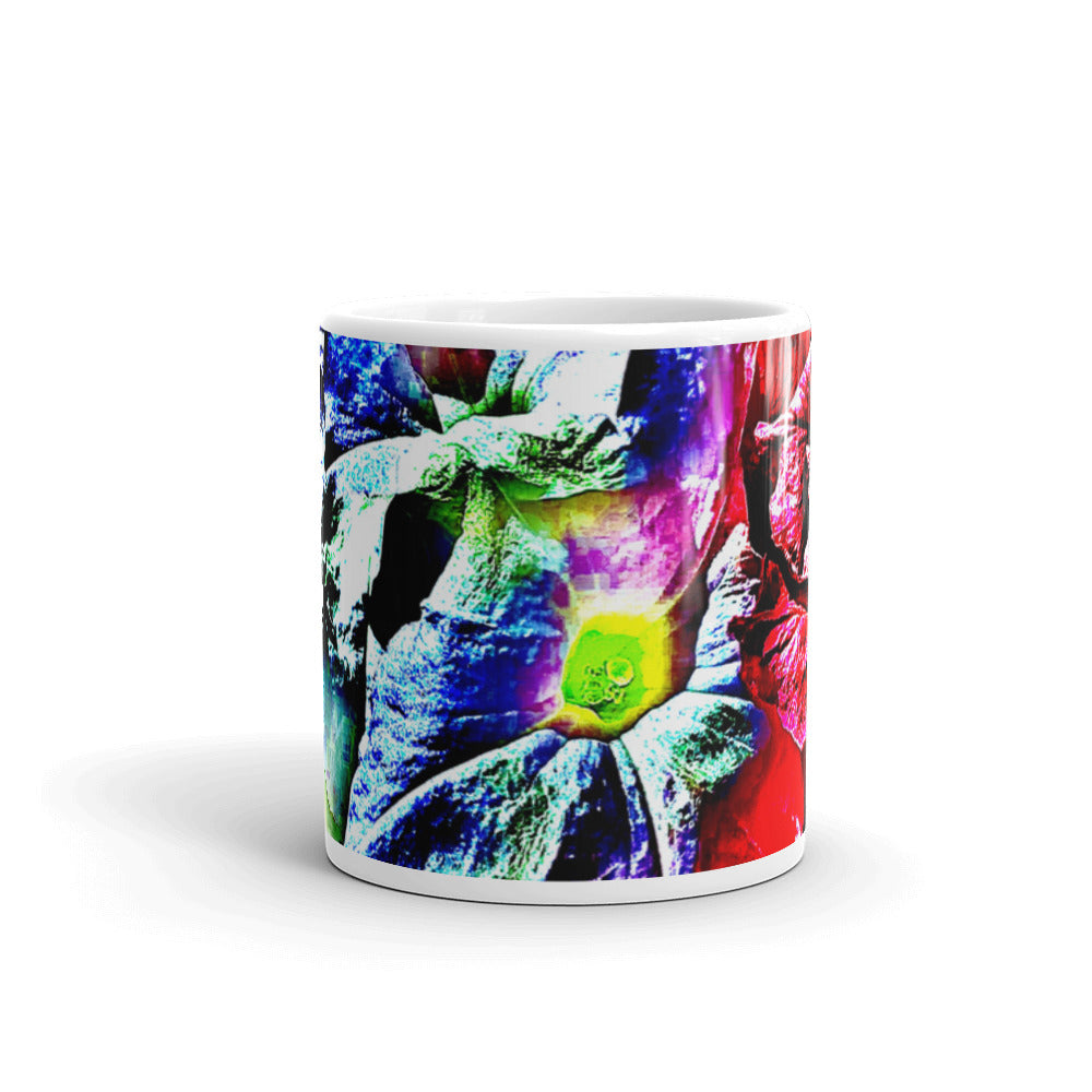Multi Colored Pansies Mug