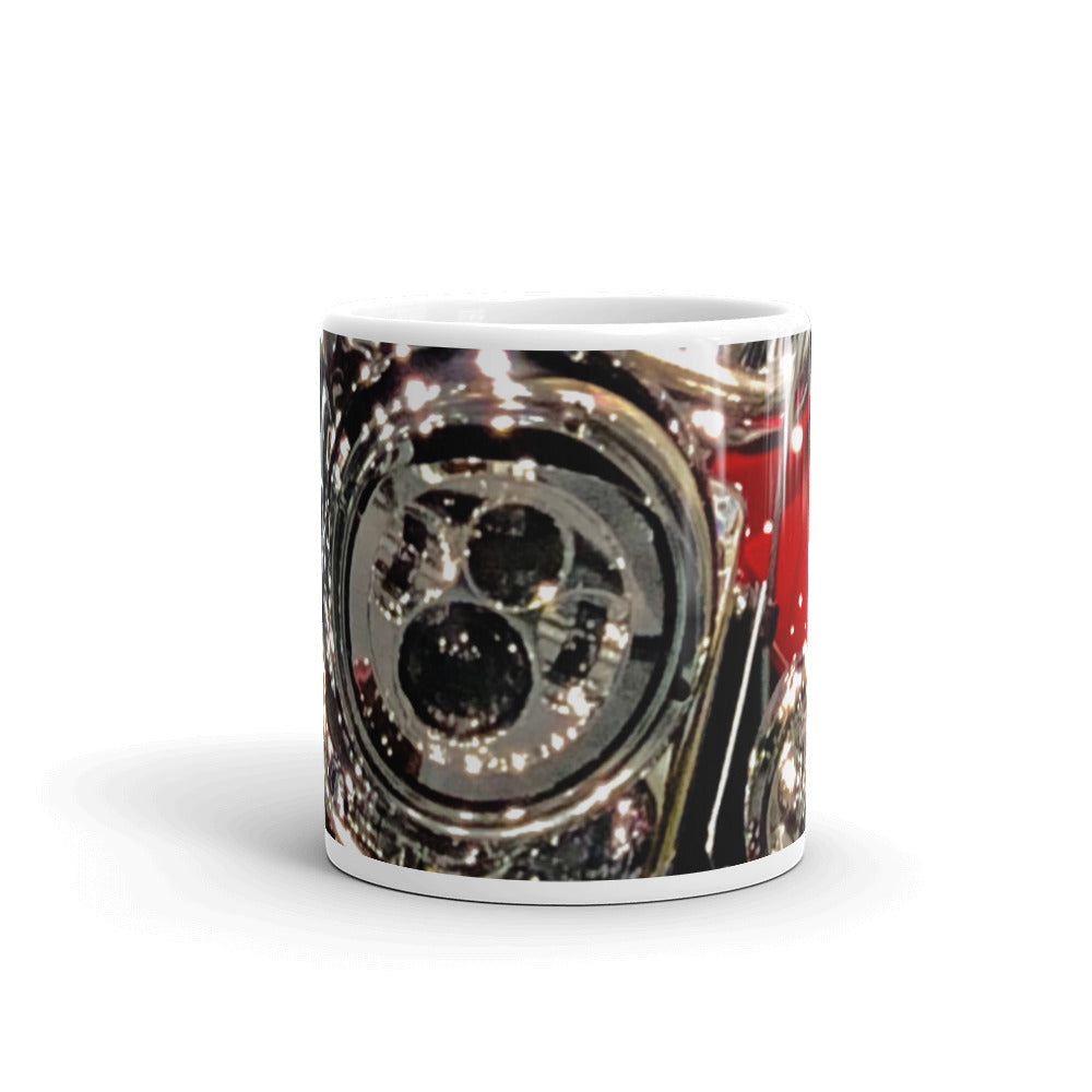 Motorcycle Headlights Coffee Mug
