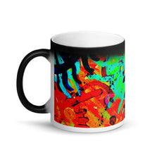 Load image into Gallery viewer, Abstract Track’s Matte Black Magic 11oz Coffee Mug