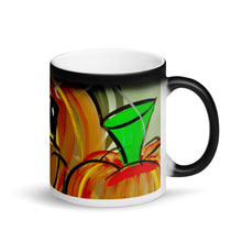 Load image into Gallery viewer, Happy Pumpkin Matte Black Magic 11oz Coffee Mug
