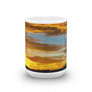 Sunset Valley View 15oz Coffee Mug